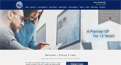 Desktop Screenshot of dialup4less.com